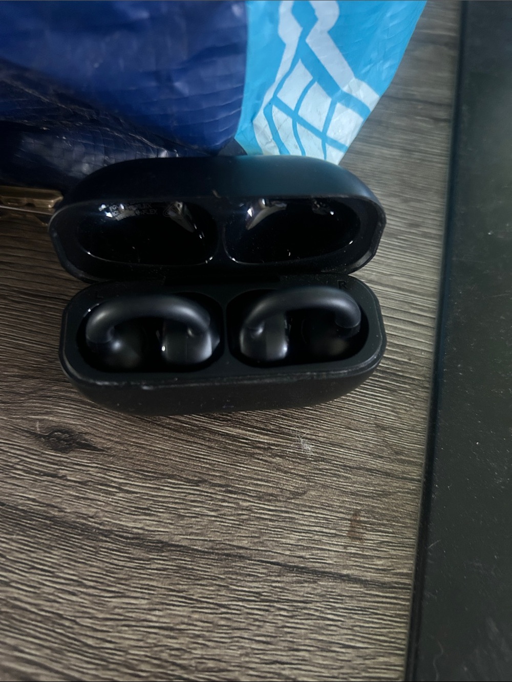 True Wireless Earbuds with Charging Case - Black